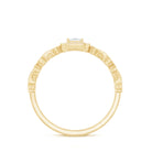 1/2 CT Infinity Heart Cubic Zirconia Engagement Ring Zircon - ( AAAA ) - Quality - Rosec Jewels