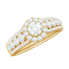 1.50 CT Zircon Statement Engagement Ring Zircon - ( AAAA ) - Quality - Rosec Jewels