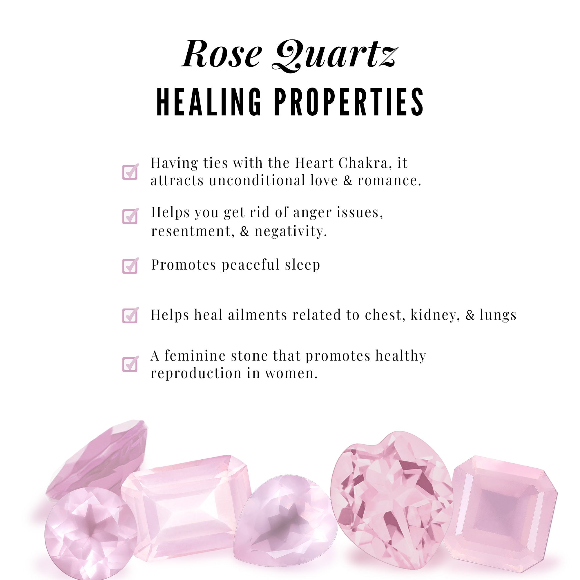 Octagon Cut Rose Quartz and Diamond Designer Ring Set Rose Quartz - ( AAA ) - Quality - Rosec Jewels