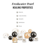 Freshwater Pearl Solitaire with Diamond Ring Freshwater Pearl - ( AAA ) - Quality - Rosec Jewels